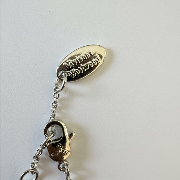 Authentic Vivienne Westwood Black and  Silver Bracelet - Picture 6 of 6